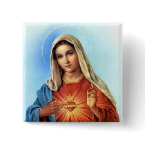 Immaculate Heart Mary Pins