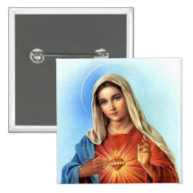 Immaculate Heart Mary Pins