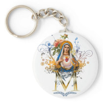 Immaculate Heart of Mary Key Chains