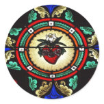 Immaculate Heart Stained Glass Sticker