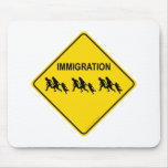 Immigration Crossing mousepads