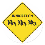 Immigration Crossing stickers