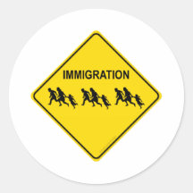 Immigration Crossing Sticker