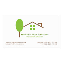 Immobiliers Cartes De Visite Professionnelles