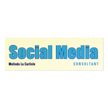 Impact Social Media Consultant Business Card