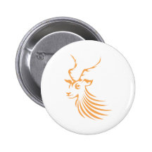 Impala in Swish Drawing Style Button