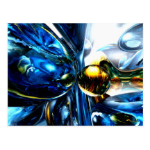 Impassioned Abstract Postcard
