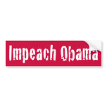 Impeach Obama Bumper Sticker