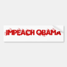 IMPEACH OBAMA BUMPER STICKER