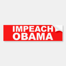 IMPEACH OBAMA Bumper Sticker