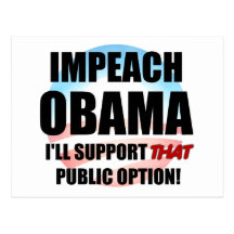 Impeach Obama Postcard