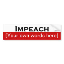 impeach-template bumper stickers