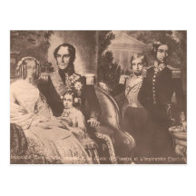 Impératrice Charlotte du Mexique et de la famille  Carte Postale
