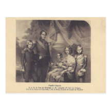Impératrice Charlotte du Mexique et de la famille  Carte Postale