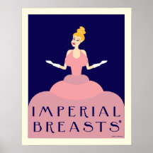 Imperial Breasts Vintage Poster