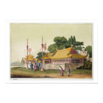 Imperial Palace, Tokyo, plate 54 from 'Le Costume posters