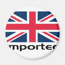 Imported UK Flag Refrigerator Magnet