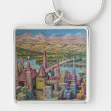Impossible Bridge Keychain