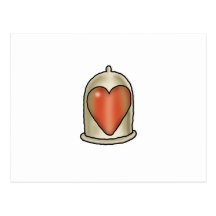 Impossible Love - Love Condom Post Card