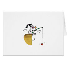 Impossible Love - Love Fishing Greeting Card