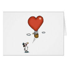 Impossible Love - Love Flying Greeting Cards
