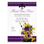 Impossible Mardi Gras Stack Personalized Invitations