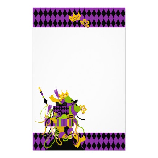 Impossible Mardi Gras Stack Stationery