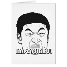 Impossibru Greeting Card