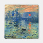 Impression Sunrise, Soleil Levant, Claude Monet Refrigerator Magnet