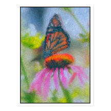 Impressionist Butterfly 3 Postcards