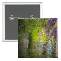 Impressionist Cherry Blossoms Buttons