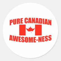 Impressionnant-ness canadien pur adhésif