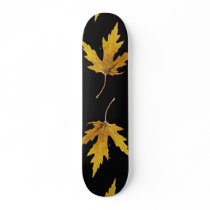 Impressive  Silver maple leaf Skate Board