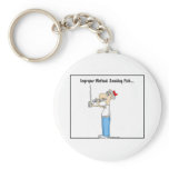 IMPROPER METHOD: SMOKING FISH keychains