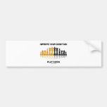 Improve Your Cognition Play Chess Bumper Sticker