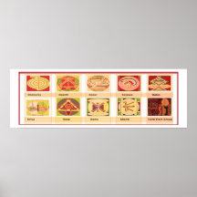 Improved: Reiki Karuna Healing Symbol and Name Posters