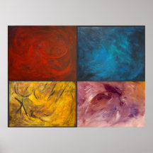 Improvisations Abstract Art Poster
