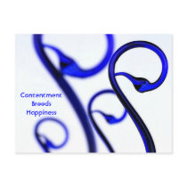 In a Prayer..., Contentment Breeds Happiness Post Card