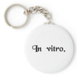 In a test tube. key chains