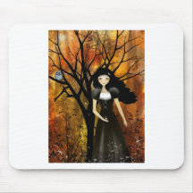 In an Autumn Forest Mouse Pad
