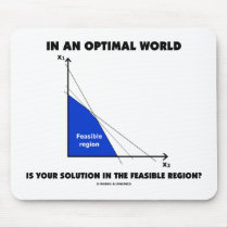 In An Optimal World Is Your Solution Feasible?