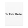 In books freedom postcard