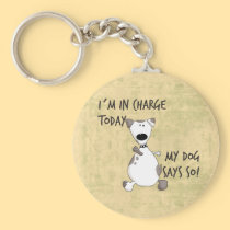 In Charge keychains
