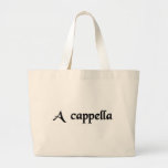 In church - Vocal music only Canvas Bags