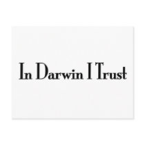 In Darwin I Trust