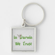 In Darwin We Trust Key Chains