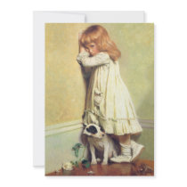 In Disgrace by Charles Burton Barber Personalized Invite