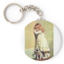 In Disgrace by Charles Burton Barber Keychains