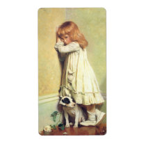 In Disgrace by Charles Burton Barber Personalized Shipping Label