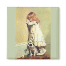 In Disgrace by Charles Burton Barber Refrigerator Magnet